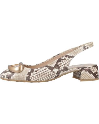 Bailarinas HISPANITAS  per Donna BAILARINAS MUJER MODELO HV253993 COLOR ANIMAL PRINT  TAUPE