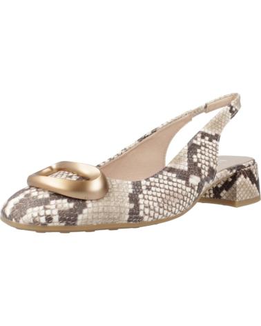 Bailarinas HISPANITAS  per Donna BAILARINAS MUJER MODELO HV253993 COLOR ANIMAL PRINT  TAUPE