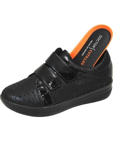 Scarpe D`CUTILLAS  per Donna DOCTOR CUTILLAS - ZAPATOS VELCRO INVIERNO MUJER PLANTI  NEGRO