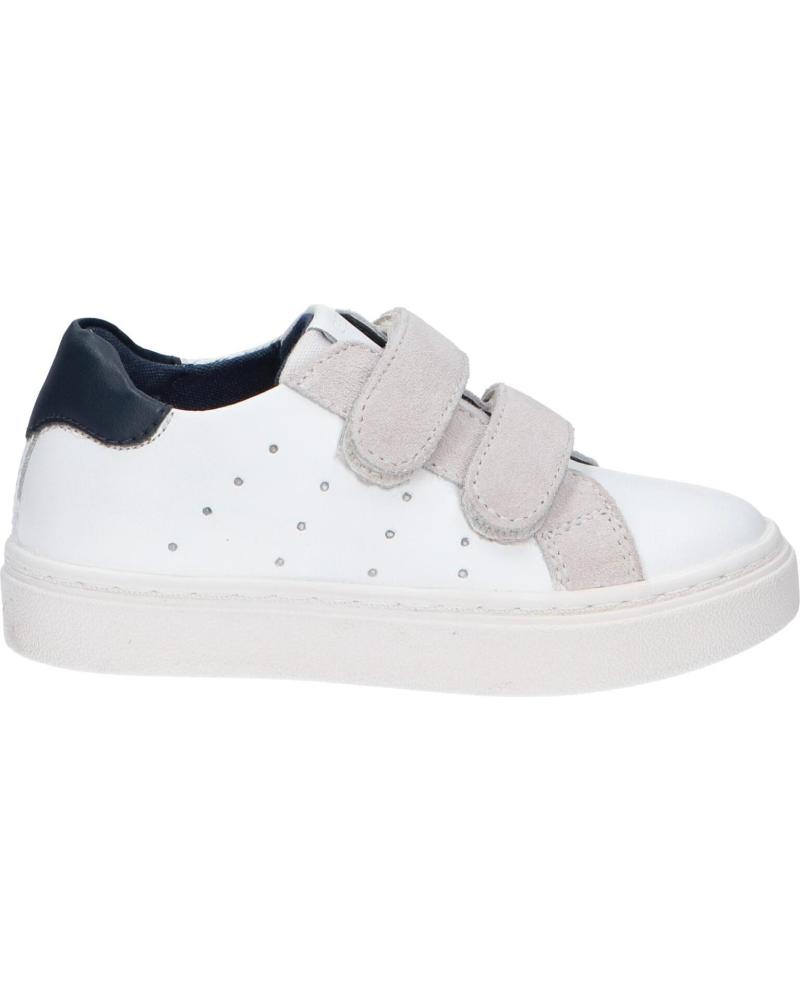 girl and boy Trainers GEOX B455NE 08522 B NASHIK  C0899 WHITE-NAVY