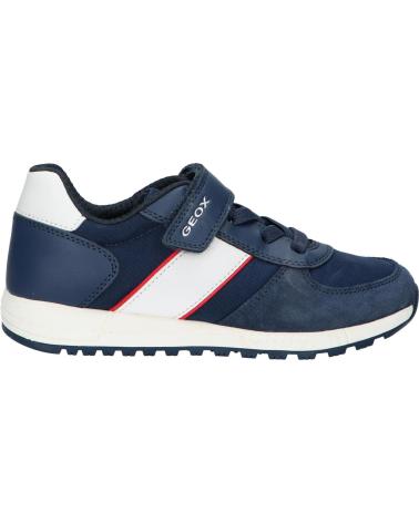 boy Trainers GEOX J459EA 0FU54 J ALBEN NAVY-RED  C0735