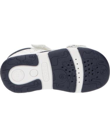 boy Sandals GEOX B450XB 000BC B SANDAL TAPUZ C0293 WHITE-ROYAL C0293