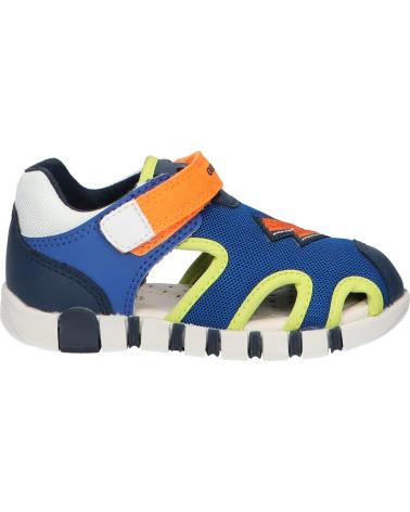Sandalen GEOX  für Junge B455PB 01454 B SANDAL IUPIDOO  C0685 ROYAL-ORANGE
