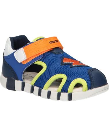 Sandalen GEOX  für Junge B455PB 01454 B SANDAL IUPIDOO  C0685 ROYAL-ORANGE
