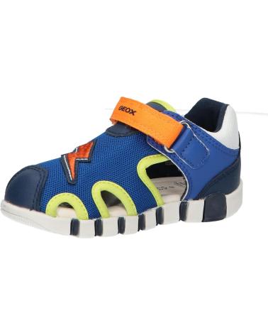 Sandalen GEOX  für Junge B455PB 01454 B SANDAL IUPIDOO  C0685 ROYAL-ORANGE