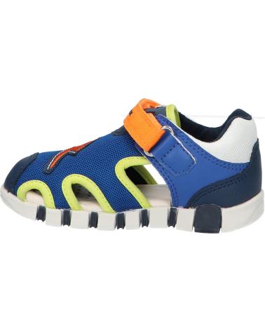 Sandalen GEOX  für Junge B455PB 01454 B SANDAL IUPIDOO  C0685 ROYAL-ORANGE