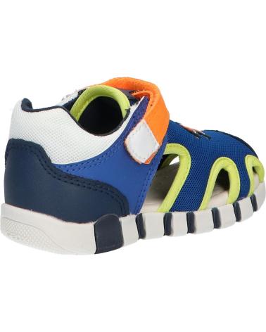 Sandalen GEOX  für Junge B455PB 01454 B SANDAL IUPIDOO  C0685 ROYAL-ORANGE