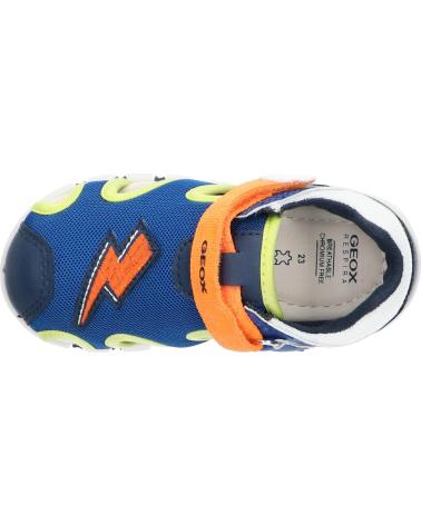 Sandalen GEOX  für Junge B455PB 01454 B SANDAL IUPIDOO  C0685 ROYAL-ORANGE