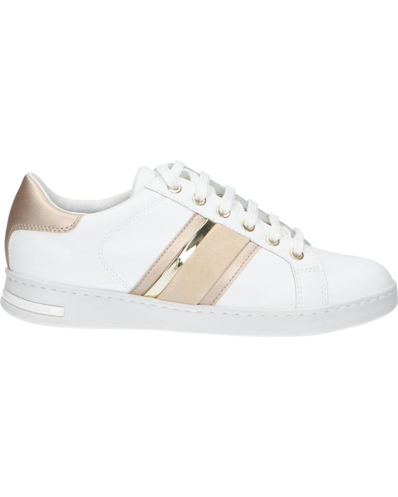 Esportes  de Mulher GEOX D361BE 085NF D JAYSEN C1327 WHITE-LT GOLD WHITE-LT GOLD