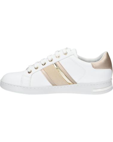 Esportes  de Mulher GEOX D361BE 085NF D JAYSEN C1327 WHITE-LT GOLD WHITE-LT GOLD