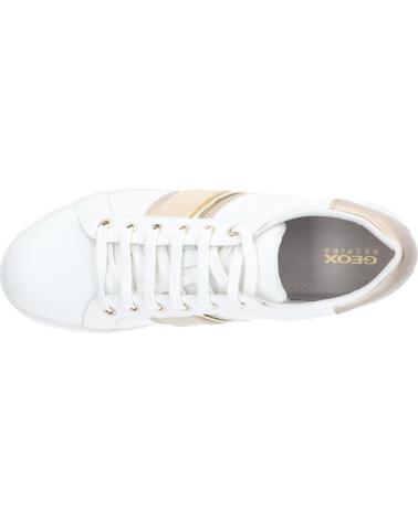 Esportes  de Mulher GEOX D361BE 085NF D JAYSEN C1327 WHITE-LT GOLD WHITE-LT GOLD