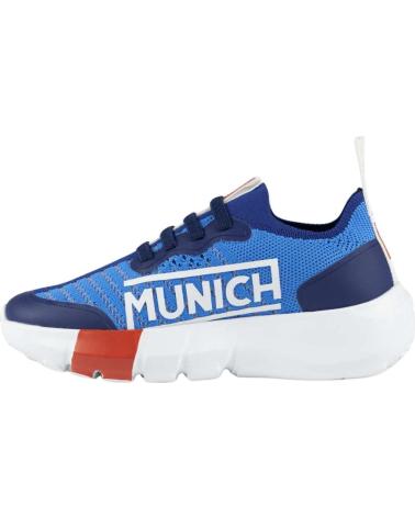 MUNICH JONY KID 11 8023011 - BASKETS BLEUES POUR ENFANTS AZUL