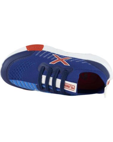 MUNICH JONY KID 11 8023011 - BASKETS BLEUES POUR ENFANTS AZUL