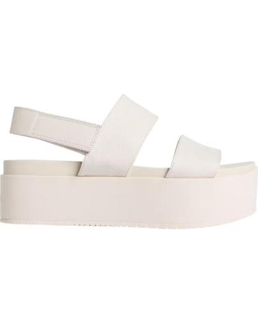 Sandalias CALVIN KLEIN  de Mujer FLATFORM SANDAL SLING IN  BEIGE