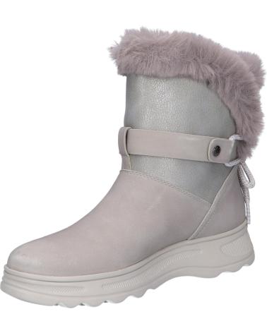 Botins de Mulher GEOX D84AUC 0322N C1355 LT GREY-SILVER