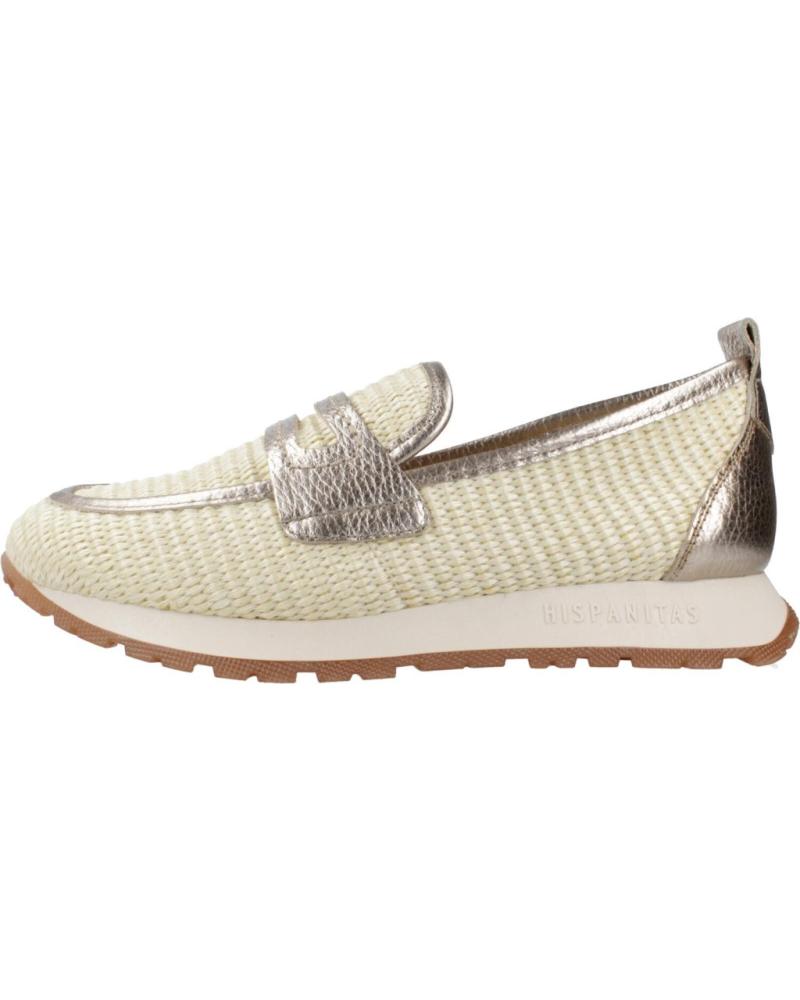 Mocassini per Donna HISPANITAS MOCASINES MUJER MODELO RHV254043 COLOR MARRON CLARO LATTE