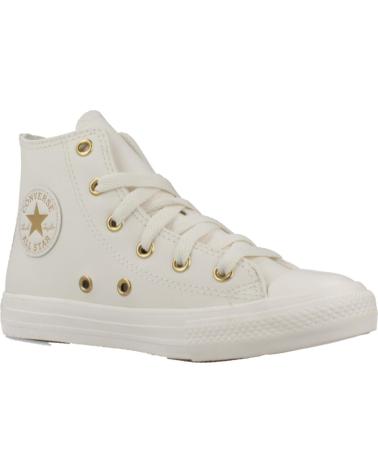 Esportes  CONVERSE  de Menina e Menino ZAPATILLAS NINO MODELO CHUCK TAYLOR ALL STAR GOLD COLOR BEIS  METLIC