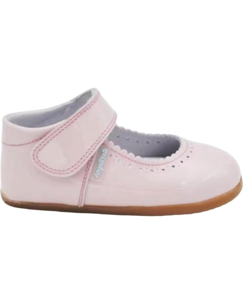 Scarpe ANGELITOS  per Bambina ZAPATOS 541 MERCEDITAS RESPETUOSA CHAROL  ROSA