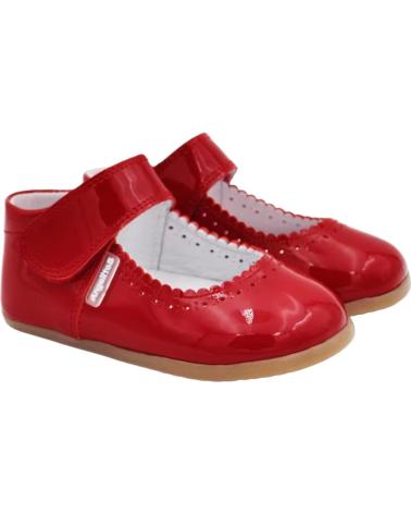 Scarpe ANGELITOS  per Bambina ZAPATOS 541 MERCEDITAS RESPETUOSA CHAROL  ROJO