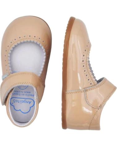 Scarpe ANGELITOS  per Bambina ZAPATOS 541 MERCEDITAS RESPETUOSA CHAROL  MARRóN