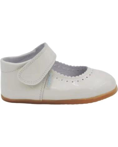 Zapatos ANGELITOS  de Niña ZAPATOS 541 MERCEDITAS RESPETUOSA CHAROL  BEIGE