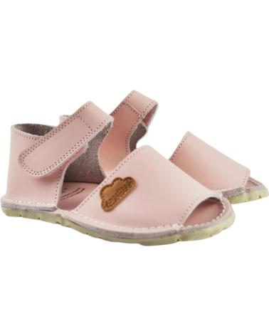 Schuhe ANGELITOS  für Mädchen ZAPATOS 270 MENORQUINA RESPETUOSA  ROSA