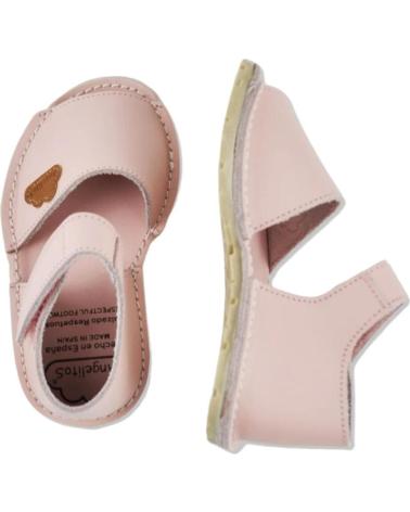 Schuhe ANGELITOS  für Mädchen ZAPATOS 270 MENORQUINA RESPETUOSA  ROSA
