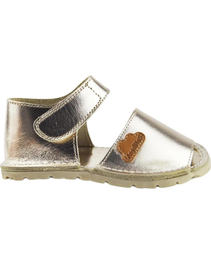 Scarpe ANGELITOS  per Bambina ZAPATOS 270 MENORQUINA RESPETUOSA  GOLD