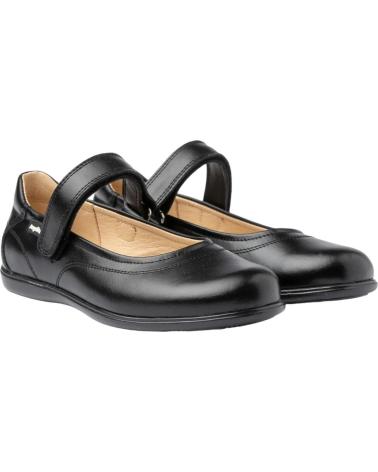 girl Flat shoes ANGELITOS BAILARINAS 460 BAILARINA COLEGIAL  NEGRO