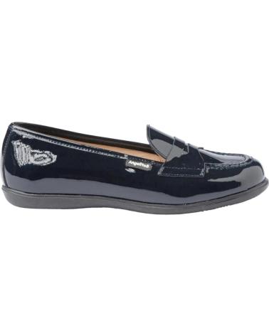 Sapatos ANGELITOS  de Menina e Menino ZAPATOS 468 MOCASIN CHAROL COLEGIO  AZUL