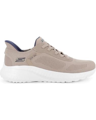 SKECHERS ZAPATILLAS EN PARA HOMBRE BEIGE