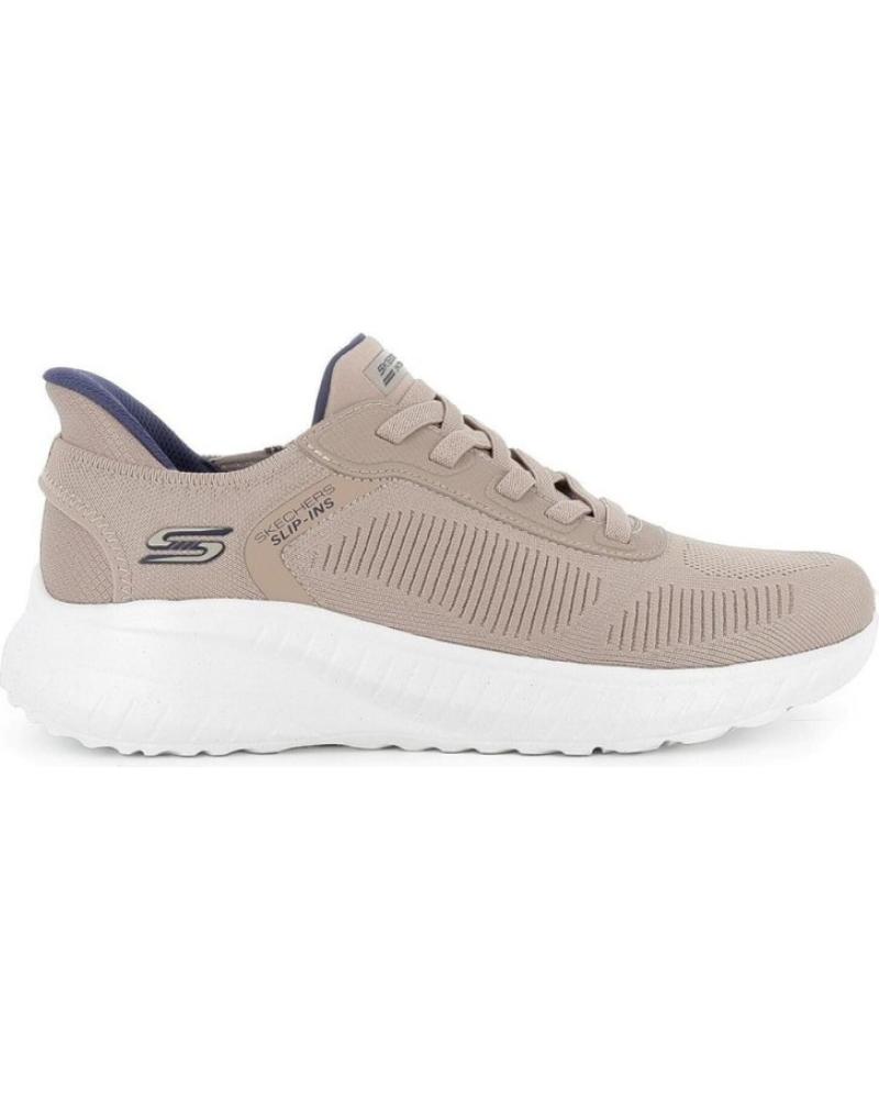 SKECHERS ZAPATILLAS EN PARA HOMBRE BEIGE
