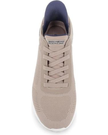 SKECHERS ZAPATILLAS EN PARA HOMBRE BEIGE