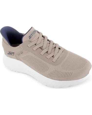 SKECHERS ZAPATILLAS EN PARA HOMBRE BEIGE