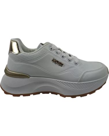 Zapatillas deporte TIMBOS  pour Femme DEPORTIVA DE MUJER BLANCO ORO 131061  AMARILLO