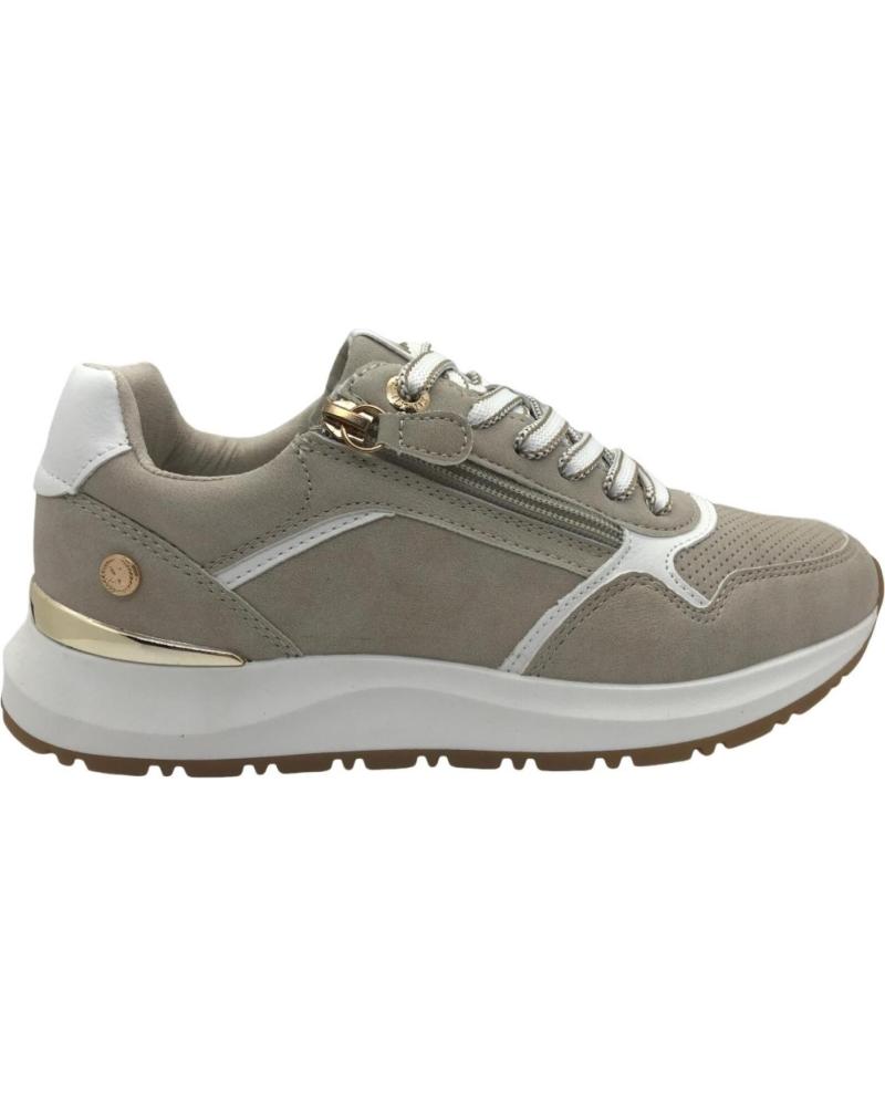 Sapatilhas XTI de Mulher ZAPATILLAS CASUAL MUJER 143538 BEIG Sapatilhas XTI de Mulher ZAPATILLAS CASUAL MUJER 143538 BEIG