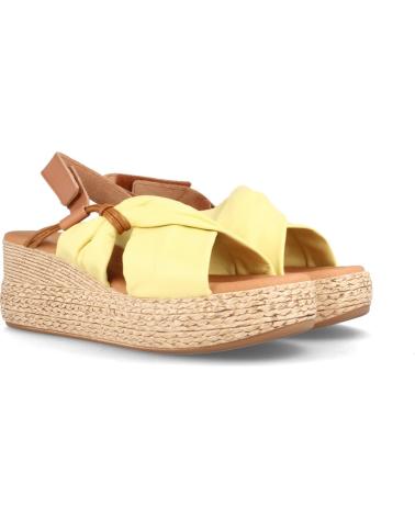 Sandálias MARILA  de Mulher SANDALIAS PARA MUJER CON PLATAFORMA EN PIEL FRANCA MIMOSA  AMARILLO
