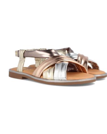 Sandálias MARILA  de Mulher SANDALIAS PARA MUJER PLANAS EN PIEL CORA  MULTIMETAL