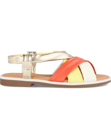 Sandálias MARILA  de Mulher SANDALIAS PARA MUJER PLANAS EN PIEL CLEMENCIA MULTI  NARANJA