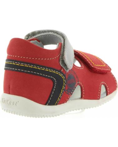 Sandalias de Niña y Niño KICKERS 545080-10 BICUBASURF 43 ROUGE GRIS