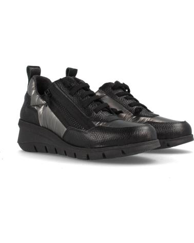Sapatilhas MARILA  de Mulher SNEAKER DE PIEL PARA MUJER CON PLANTILLA ACOLCHADA Y EXTRAIB  NEGRO