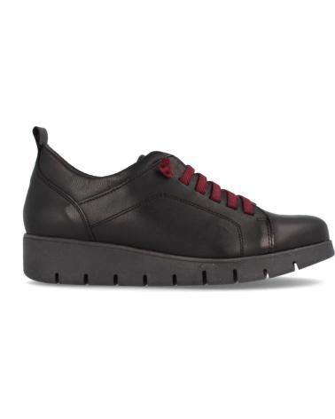 Zapatos MARILA  de Mujer DEPORTIVA ELEGANTE DE PIEL PARA MUJER CON PLANTILLA ACOLCHAD  NEGRO