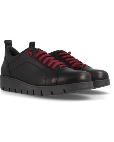 Zapatos MARILA  de Mujer DEPORTIVA ELEGANTE DE PIEL PARA MUJER CON PLANTILLA ACOLCHAD  NEGRO