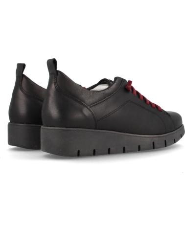 Zapatos MARILA  de Mujer DEPORTIVA ELEGANTE DE PIEL PARA MUJER CON PLANTILLA ACOLCHAD  NEGRO