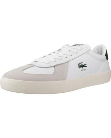 Sapatilhas LACOSTE  de Homem ZAPATILLAS HOMBRE MODELO BASESHOT PRO COLOR BLANCO  WHTWHT
