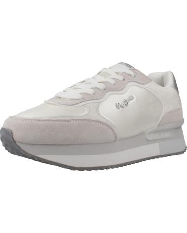 Sneaker für Damen PEPE JEANS ZAPATILLAS MUJER MODELO RUSPER SHINE COLOR BLANCO 800WHT