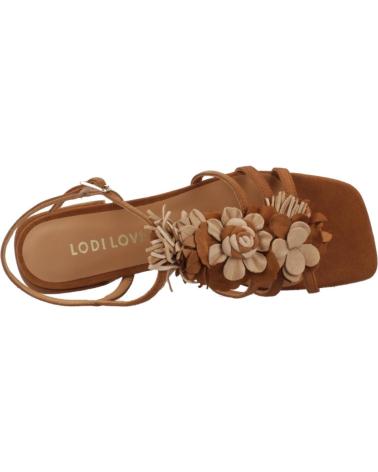 Sandali per Donna LODI SANDALIAS MUJER MODELO KON5357 COLOR MARRON TABACO