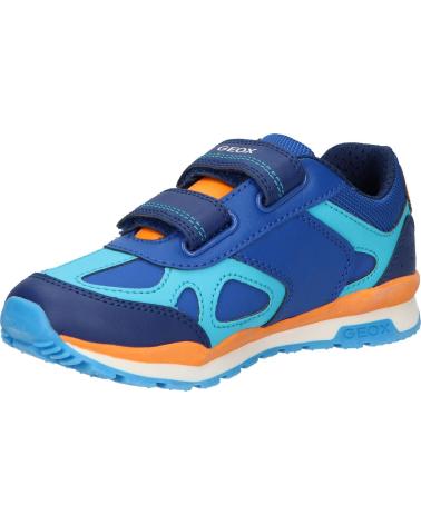 boy Trainers GEOX J4515D 054FU J PAVEL  C0685 ROYAL-ORANGE