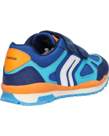 boy Trainers GEOX J4515D 054FU J PAVEL  C0685 ROYAL-ORANGE