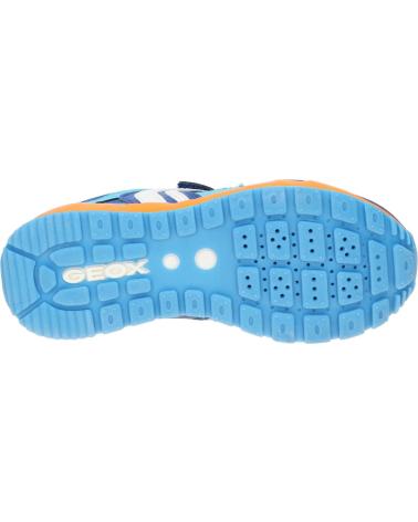 boy Trainers GEOX J4515D 054FU J PAVEL  C0685 ROYAL-ORANGE
